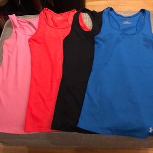 Set of 4 Under Armour Tanks